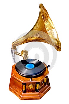 Antique gramophone