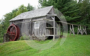 Antique Grist Mill and Water Sluice