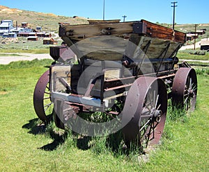 Antique horse cart in Bodie ghost town