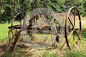 Antique Horse Drawn Hay Rake