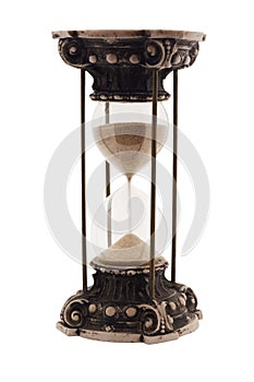 Antique hourglass photo