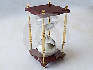 Antique hourglass