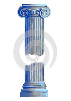 Antique Ionic Order Column