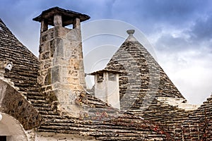 Antique italian house Trulli, Alberobello, Puglia - Italy