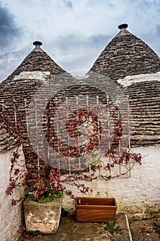 Antique italian house Trulli, Alberobello, Puglia - Italy