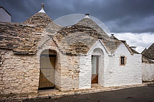 Antique italian house Trulli, Alberobello, Puglia - Italy