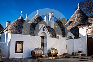 Antique italian house Trulli, Alberobello, Puglia - Italy