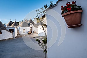 Antique italian house Trulli, Alberobello, Puglia - Italy