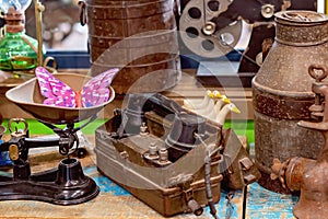 Antique Items From Yesteryear On Display