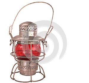Antique Kerosene Railroad Lantern