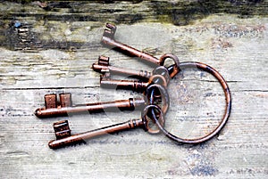 Antique keys photo