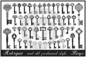 ANTIQUE KEYS Big Collection