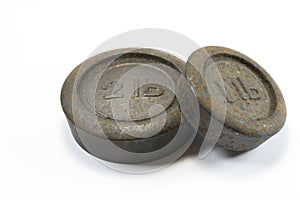 Antique Kitchen 1lb and 2lb Weights