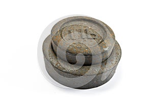 Antique Kitchen 1lb and 2lb Weights