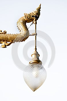 Antique lamp on isolate