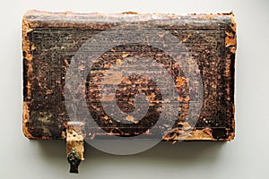 Antique leather book cover background