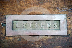 Antique Letterbox Door Cover