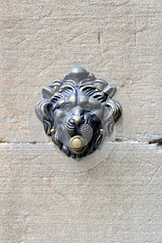 Antique Lion Doorbell