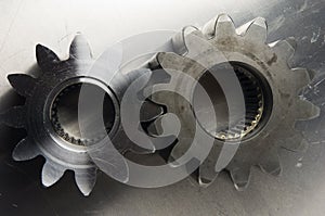 Antique look of gear-wheel