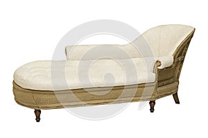 Antique luxury beige sofa