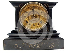 Antique mantle clock