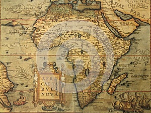 Antique map of Africa
