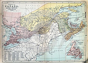Antique Map of Canada