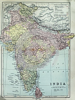 Antique Map of India