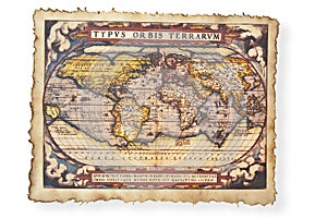 Antique map of World