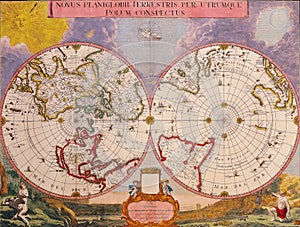 Antique Maps of the World photo