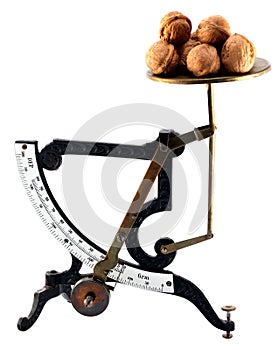 Antique mechanical scales