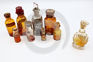 Antique Medicine Bottles, 1800s Victorian Era