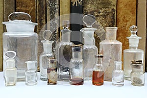 Antique Medicine Bottles, 1800s Victorian Era