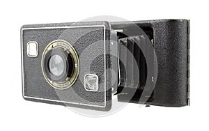 Antique medium format film folding camera