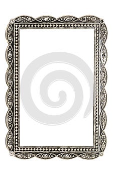 Antique metal picture and photo frame