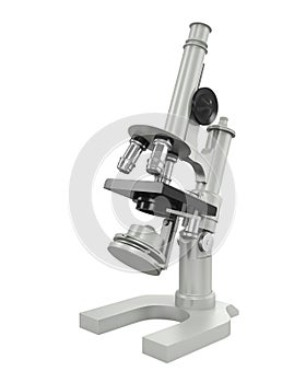 Antique Microscope Isolated