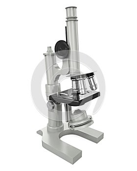 Antique Microscope Isolated