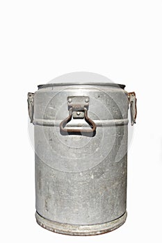 Antique milk canister
