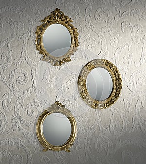 Antique mirrors wallpaper