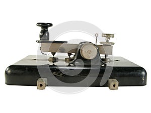 Antique morse key photo