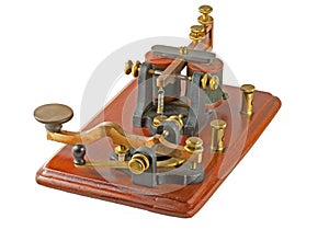 Antique Morse Key photo