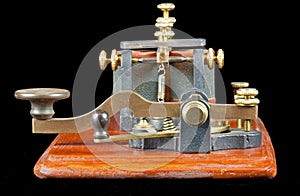Antique Morse Key photo