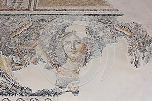 Antique mosaic, national park Zippori, Galilee, Israel