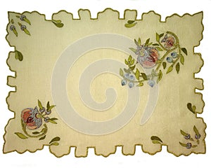 Antique needlepoint photo