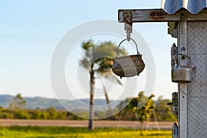 Antique objects: Iron pot and kettle 02