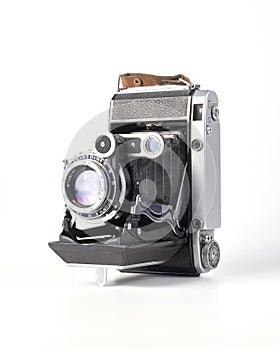 Antique old fasion film camera photo