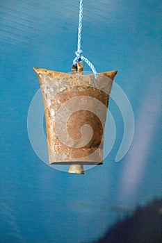 antique old style retro metal bell