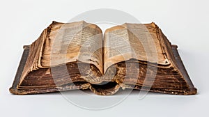 The antique open book.AI generated image