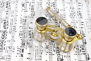 Antique opera glasses