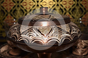 Antique ottoman style sugar bowl